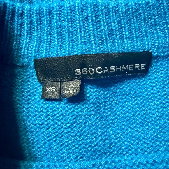 360Cashmere Blue Knit Sweater - Picture 2 of 7